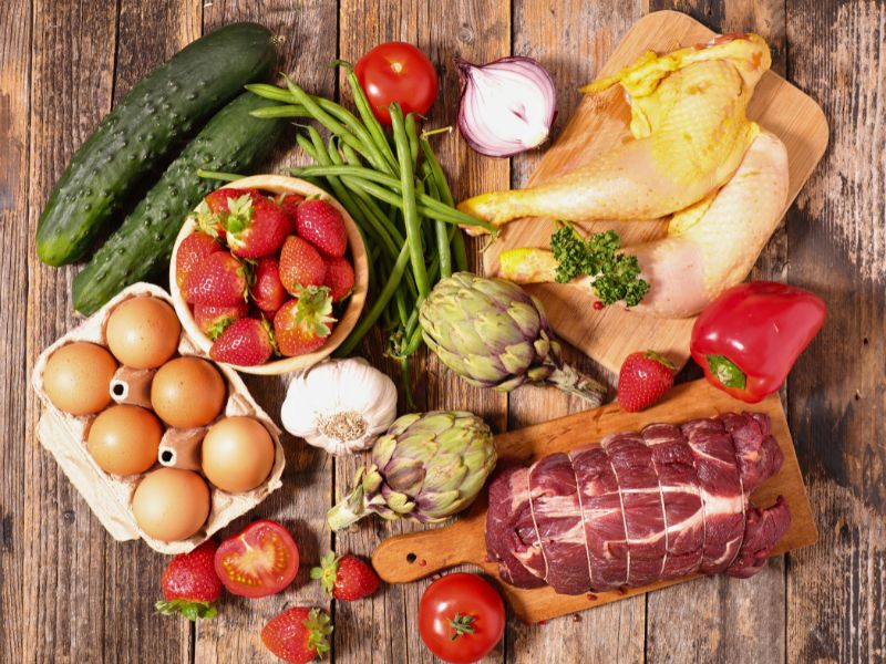 transporte de alimentos frescos e entrega
