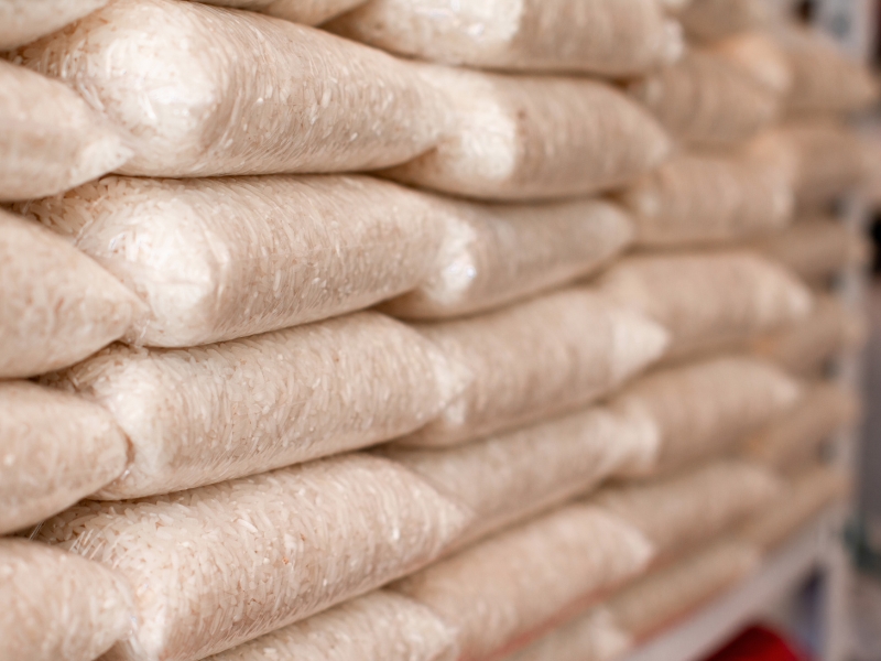 armazenamento de alimentos secos e práticas