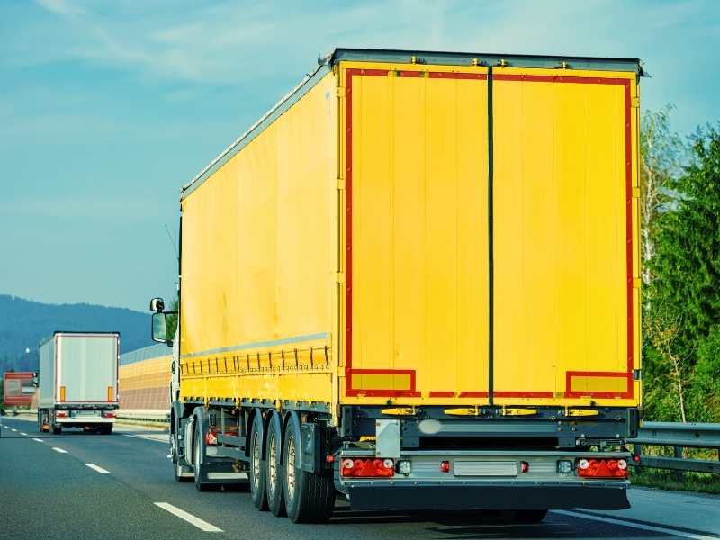 logística de transporte de alimentos e escoamento