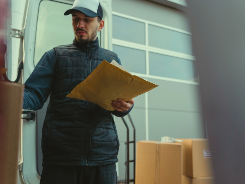 como controlar entregas de mercadorias e segurança
